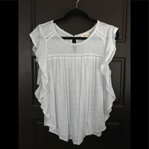 Anthropologie Deletta White Shirt